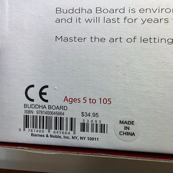 Original Buddha Board Art Set With Bamboo Brush & Stand zen relax stress paint - Picture 7 of 7